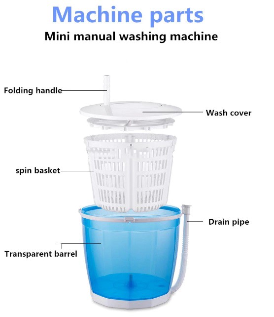 Mini handheld manual Washing Machine Without Elect